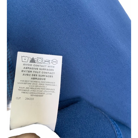 Sugoi Women Activewear Pullover Cycling Jacket Blue 1/4 Zip Mock Neck Stretch L - Picture 12 of 12